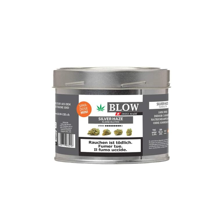 Blow Buds Cut Tin Silver Haze G Swiss Cbd Onlineshop Hanfpost