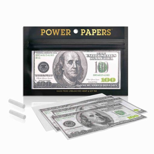 Power Papers 100 Dollar - Super King Size + Tips
