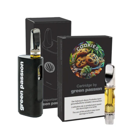 Kit de vapotage CBD Green Passion - Cookies