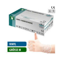 Vinyl Medical Handschuhe M - 100 Stk