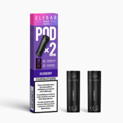 ELFBAR 4in1 Blueberry Pods – 2x2ml vorgefüllte Vape-Kartuschen mit Heidelbeergeschmack
