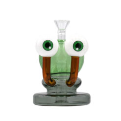 Bunte Glas-Bong in Schneckenform aus Borosilikatglas von Black Sheep