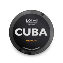CUBA Snus Black Peach – starker Nikotinbeutel mit fruchtigem Pfirsichgeschmack, 35–45 mg Nikotin