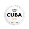 CUBA Snus White Peach – starker weißer Nikotinbeutel mit Pfirsichgeschmack und 35–45 mg Nikotin