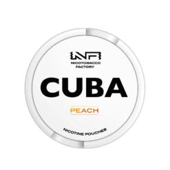 CUBA Snus White Peach – starker weißer Nikotinbeutel mit Pfirsichgeschmack und 35–45 mg Nikotin