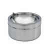 Kippaschenbecher Chrom 6x11 cm – robuster Aschenbecher mit praktischem Kippmechanismus