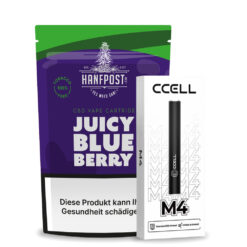 Hanfpost CBD Vapeset - Juicy Blueberry