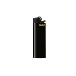 BIC Maxi Feuerzeug in komplett schwarzem All-Black-Design.