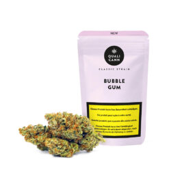 Bubble Gum CBD Blüten 8g von Hanfpost – hochwertige CBD-Blüten mit süssem Kaugummi-Aroma und fruchtigen Terpenen.