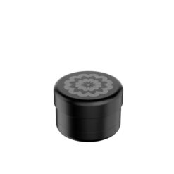 Flower Mill Next-Gen Premium Stainless Series Grinder aus Edelstahl mit 66 mm Durchmesser und innovativer Mahltechnologie.