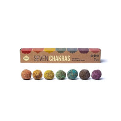 Räucherkugeln 7 Chakras in dekorativer Box mit sieben aromatischen Räucherkugeln für Meditation und Entspannung.