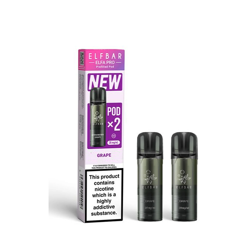 ELFBAR ELFA Pro V2 – 2ml Pods 20mg, Grape