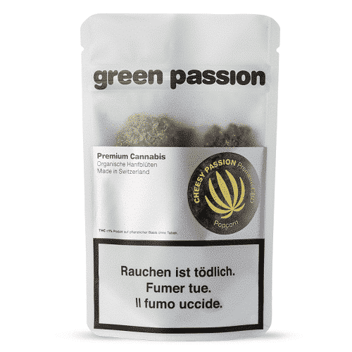Green Passion Cheesy 10 g Popcorn Buds